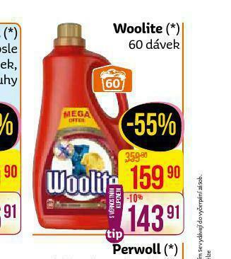 Teta Woolite speciální prací prostředek nabídka