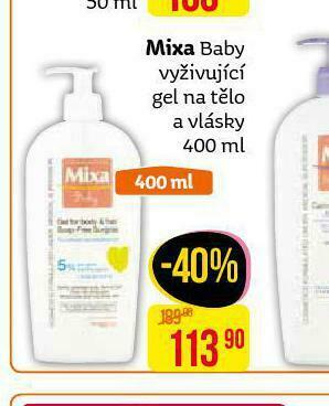 Teta Mixa baby vyživující gel na tělo a vlásky nabídka