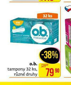 Teta O.b. tampony nabídka