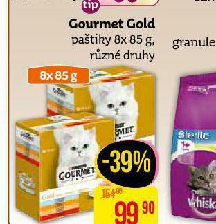 Teta Gourmet gold paštiky pro kočky nabídka