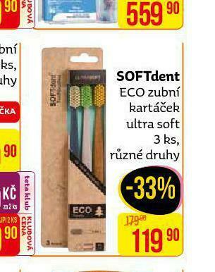 Teta Softdent eco zubní kartáček nabídka