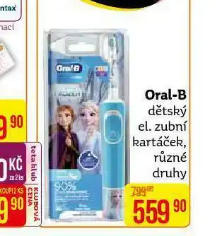 Teta Oral-b dětský zubní kartáček nabídka