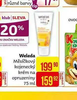 Weleda měsíčkový kojenecký krém na opruzeniny