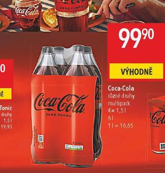 Globus Coca cola 4pack nabídka