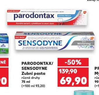 Kaufland Sensodyne zubní pasta nabídka