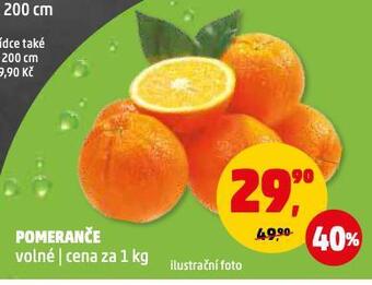 Penny Market Pomeranče nabídka
