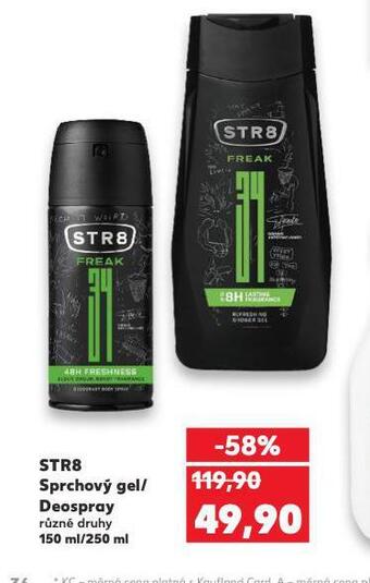Kaufland Str8 sprchový gel nabídka