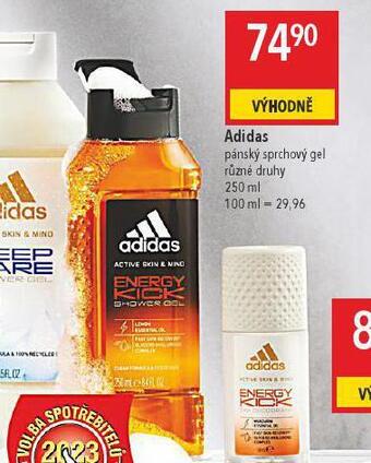 Globus Adidas pánský sprchový gel nabídka