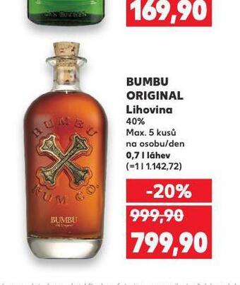 Kaufland Bumbu original nabídka