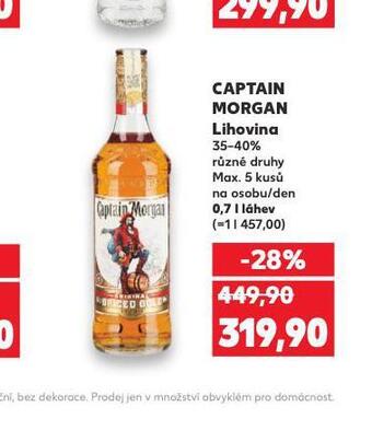 Kaufland Captain morgan nabídka