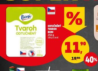 Penny Market Odtučněný tvaroh nabídka