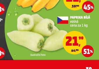 Penny Market Paprika bílá nabídka