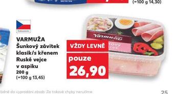 Kaufland Šunkový závitek klasik nabídka