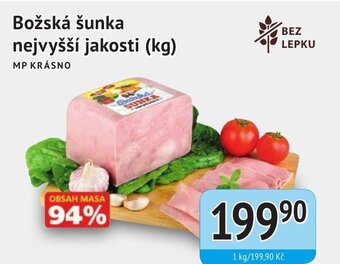 Coop hb Božská šunka nejvyšší jakosti (kg) nabídka