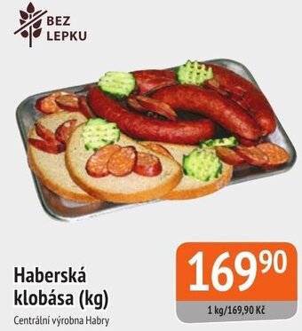 Coop hb Haberská klobása (kg) nabídka