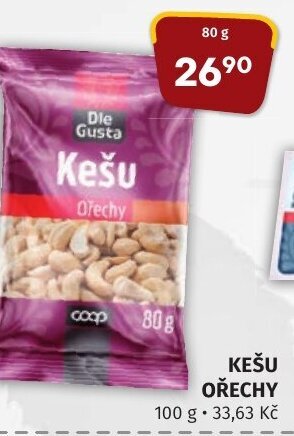 Coop hb KEŠU OŘECHY nabídka