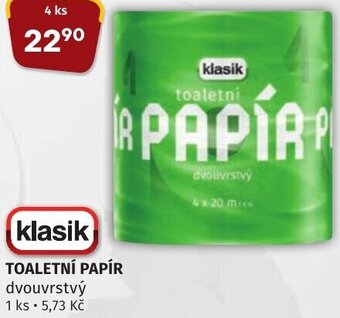 Coop hb klasik TOALETNÍ PAPÍR nabídka