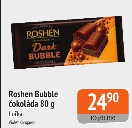 Coop hb Roshen Bubble čokoláda 80 g nabídka