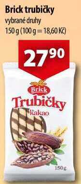 CBA Brick trubičky, 150 g nabídka