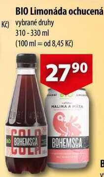CBA Bio limonáda ochucená, 310-330 ml nabídka