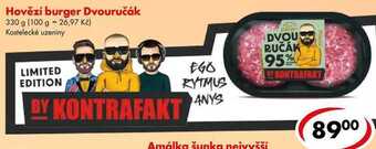 CBA Hovězí burger dvouručák, 330 g nabídka