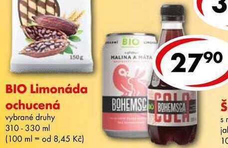 CBA Bio limonáda ochucená, 310-330 ml nabídka