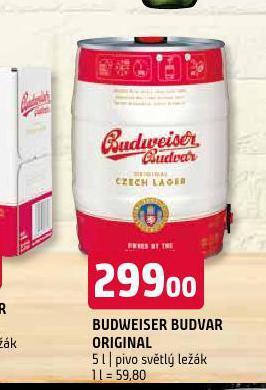 Terno Pivo budweiser budvar nabídka