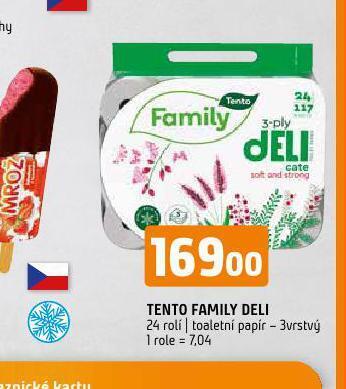 Terno Tento toaletní papír nabídka