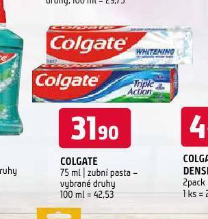 Terno Colgate zubní pasta nabídka
