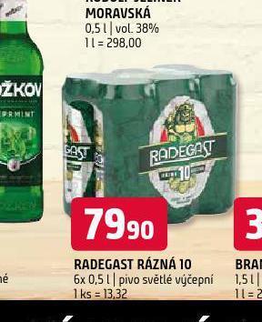 Terno Pivo radegast nabídka