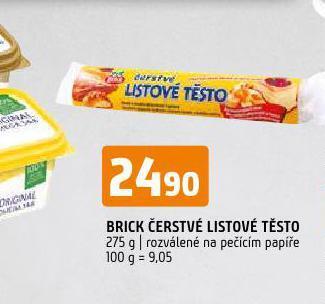 Terno Brick listové těsto nabídka