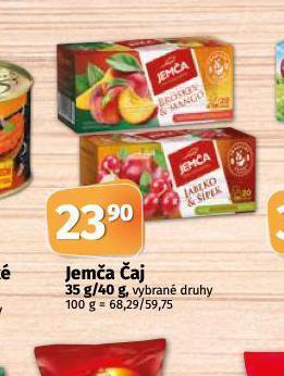 Coop Jemča čaj nabídka