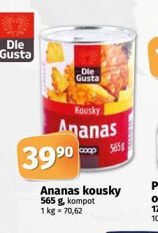 Coop Ananas nabídka