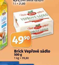 Coop Brick vepřové sádlo nabídka