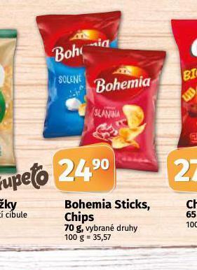 Coop Bohemia chips nabídka