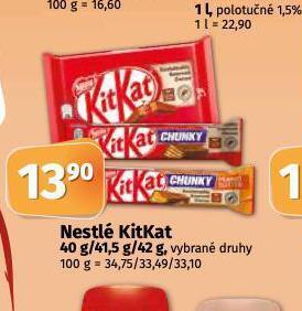 Coop Nestlé kitkat nabídka