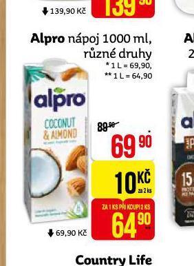 Teta Alpro nabídka