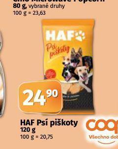 Coop Haf psí piškoty nabídka