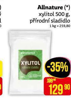 Teta Allnature xylitol přírodní sladidlo nabídka