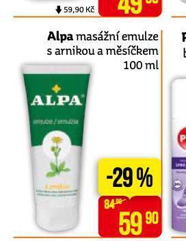 Teta Alpa masážní emulze nabídka