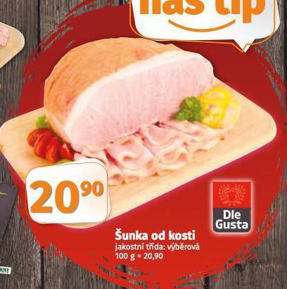 Coop Šunka od kosti nabídka