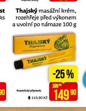 Teta Thajský masážní krém nabídka