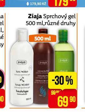 Teta Ziaja sprchový gel nabídka