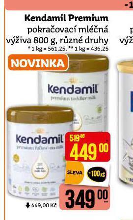 Teta Kendamil mléčná výživa nabídka