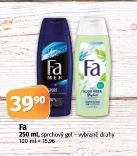 Coop Fa sprchový gel nabídka
