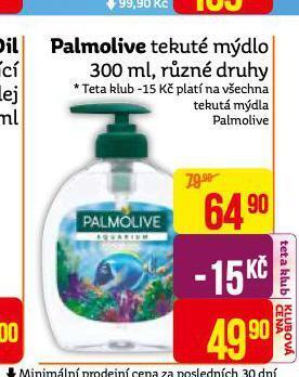 Teta Palmolive tekuté mýdlo nabídka