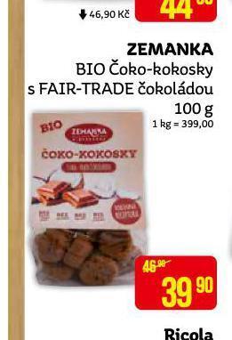 Teta Zemanka bio čoko kostky nabídka