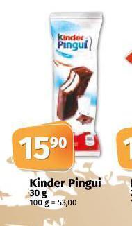 Coop Kinder pingui nabídka