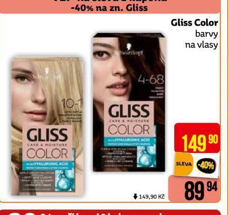 Teta Gliss barva na vlasy nabídka