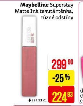Teta Maybelline rtěnka nabídka